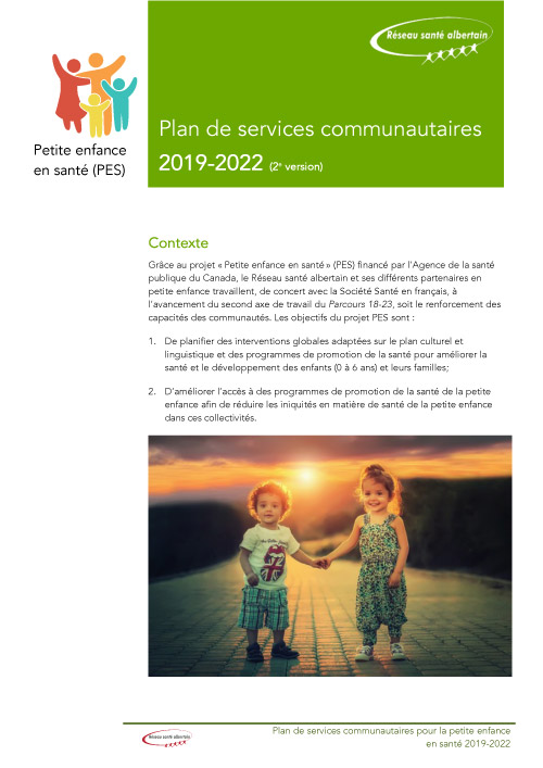 PES Plan de services communautaires 2019-2022